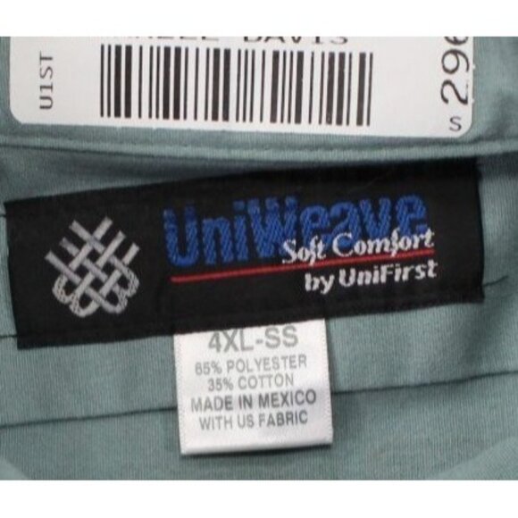 Busted Wrench Garage UniWeave 4XL Short Sleeve Work Shirt - Picture 4 of 8